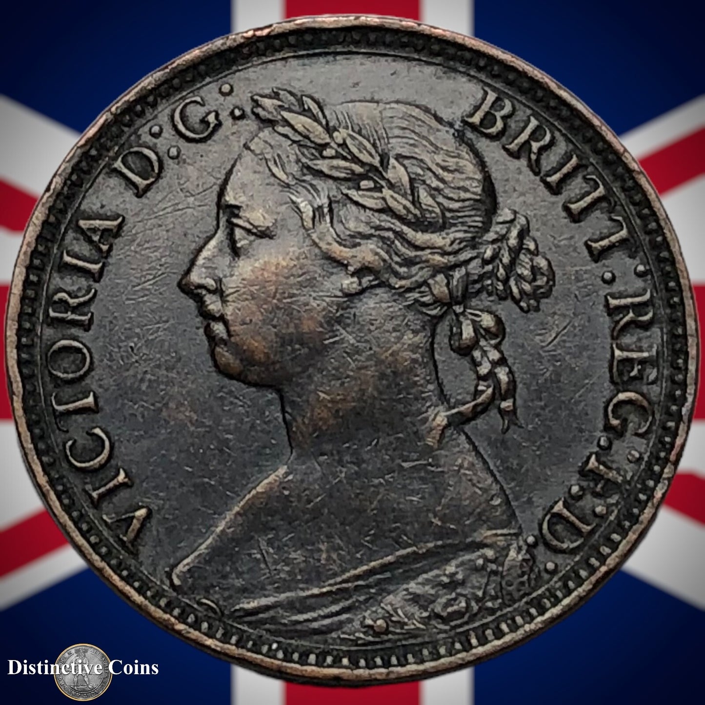 Great Britain 1881 H Farthing 1/4d GB3915