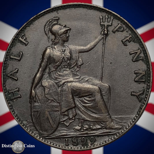 Great Britain 1899 Half Penny 1/2d GB5739
