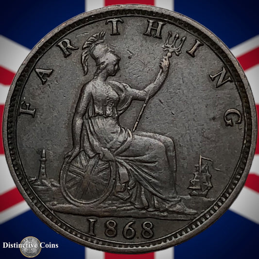 Great Britain 1868 Farthing 1/4d GB3623