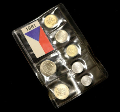 Czechoslovakia 1981 BU Mint Set   B175