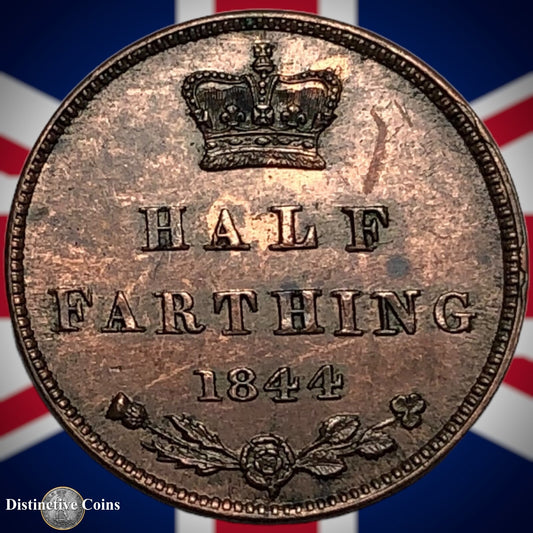 Great Britain 1844 Half Farthing 1/2 Penny GB3126