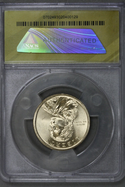 US 2019 P and 2019 D Native American $1 Set ANACS MS67   B234