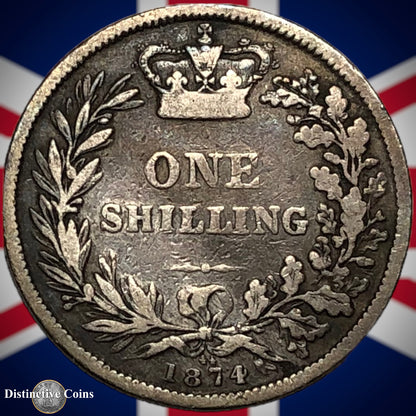 Great Britain 1874 British One Shilling GB0347