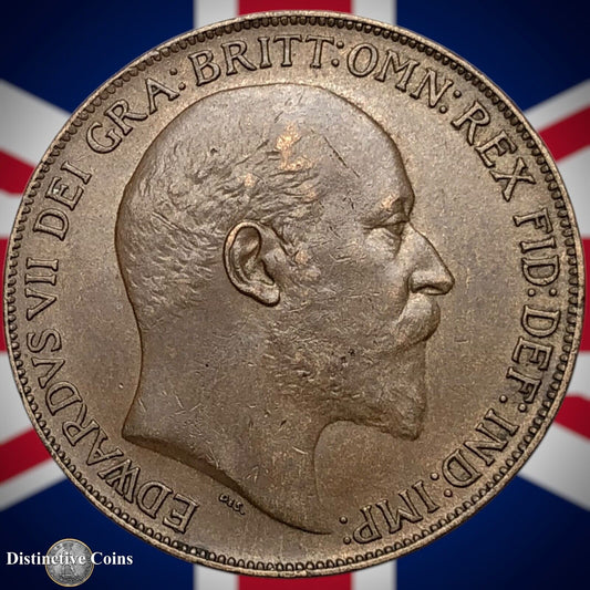 Great Britain 1908 Penny 1d GB6708