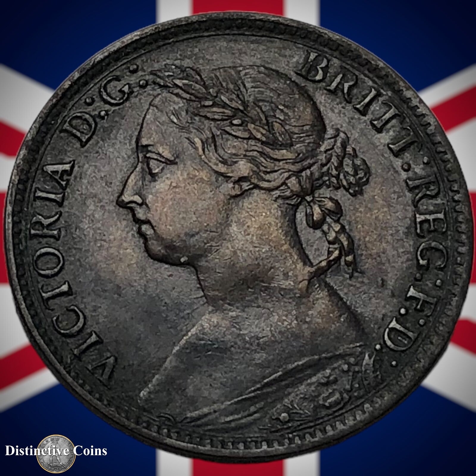 Great Britain 1884 Farthing 1/4d GB4088