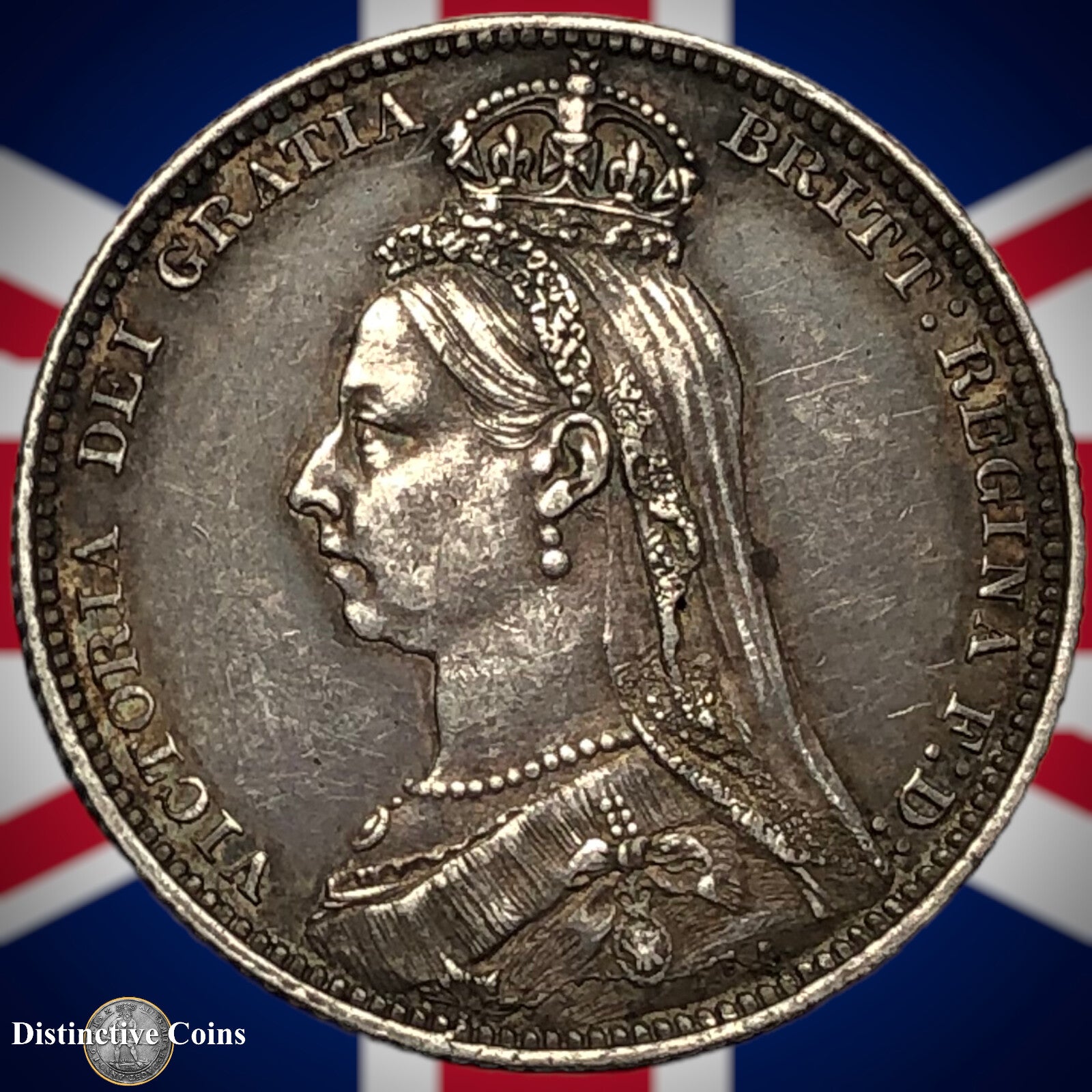 Great Britain 1889 British One Shilling GB0549