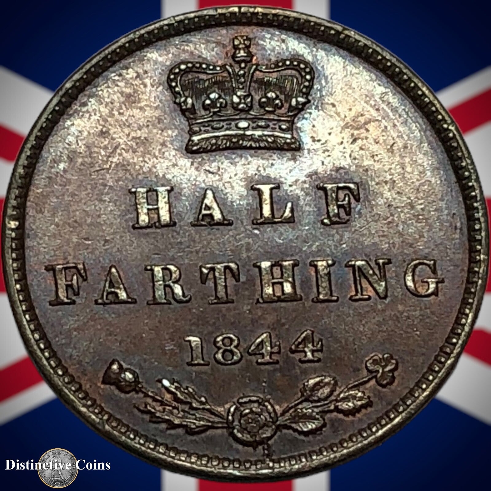 Great Britain 1844 Half Farthing 1/2 Penny GB3092