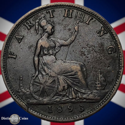 Great Britain 1893 Farthing 1/4d GB4332