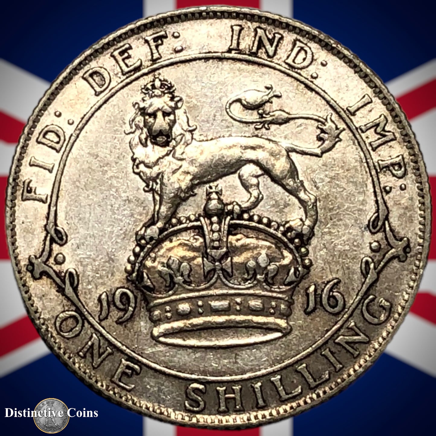 Great Britain 1916 One Shilling GB0971