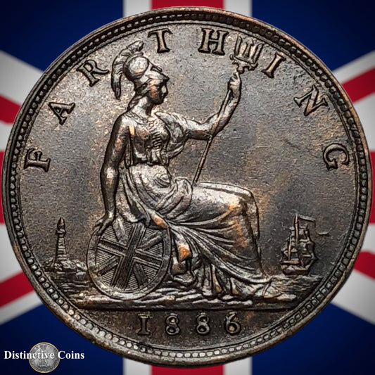 Great Britain 1886 Farthing 1/4d GB4219
