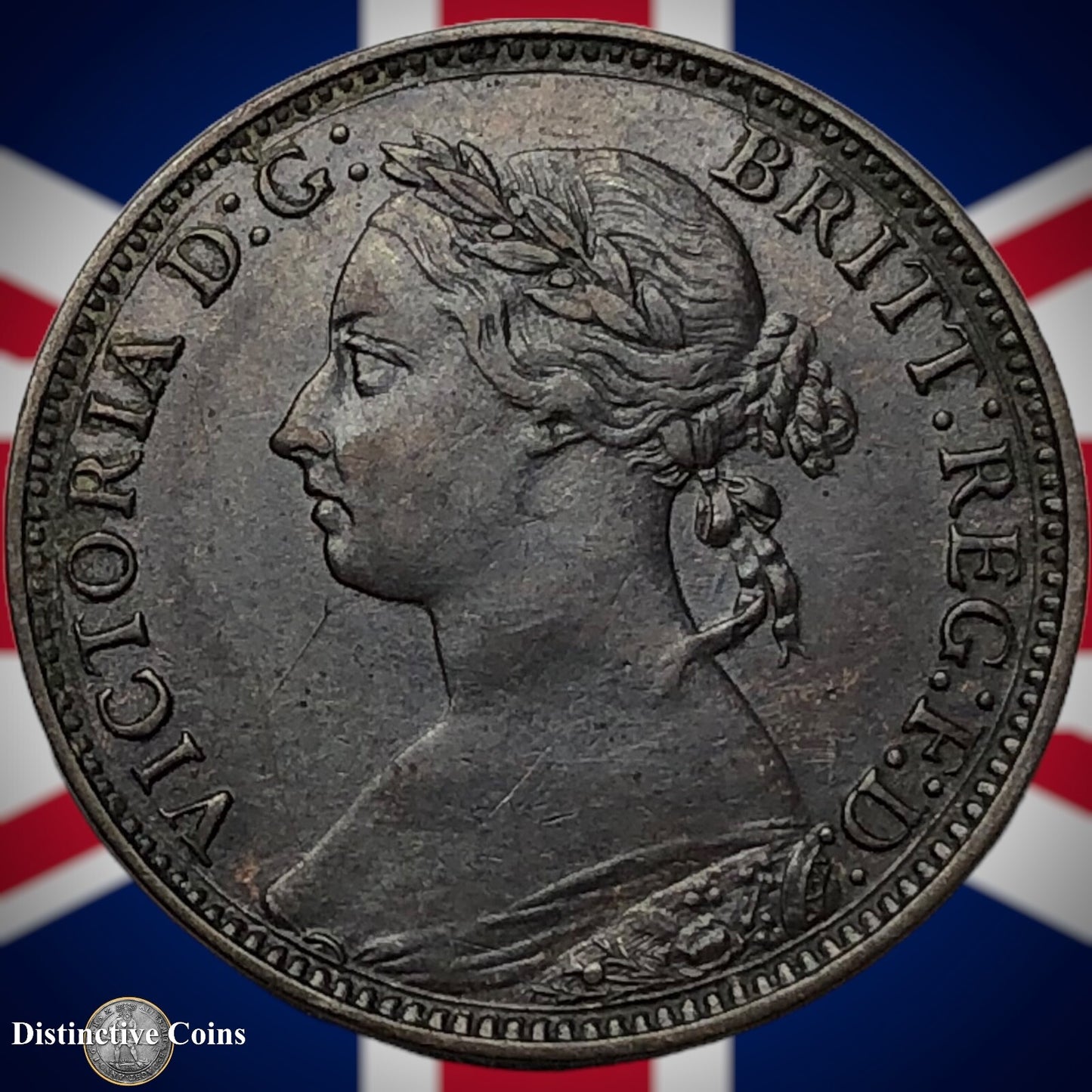 Great Britain 1893 Farthing 1/4d GB4356