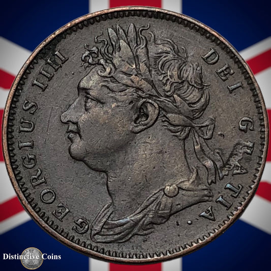 Great Britain 1821 Farthing 1/4d GB3227
