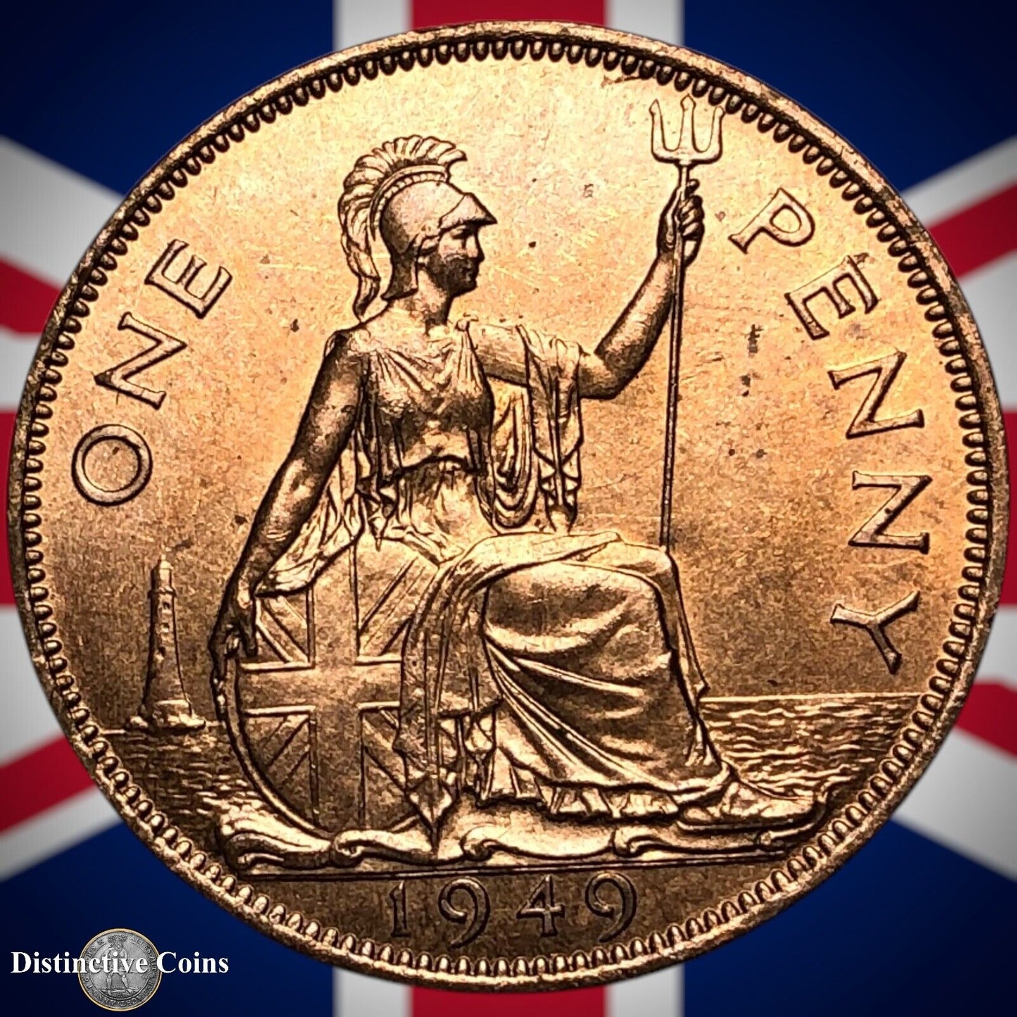 Great Britain 1949 Penny 1d GB7297