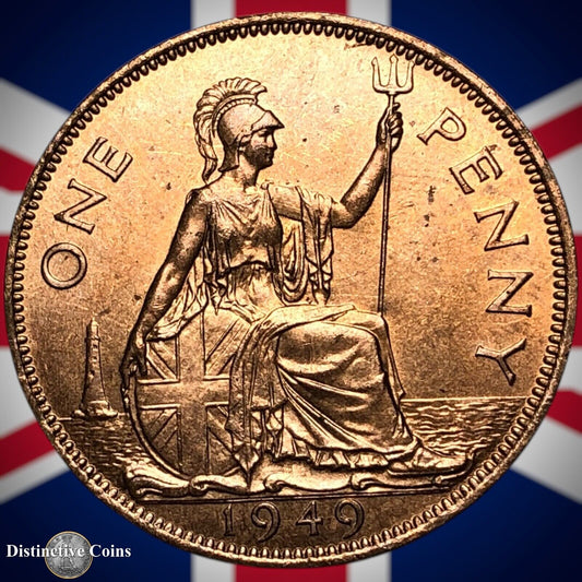 Great Britain 1949 Penny 1d GB7297