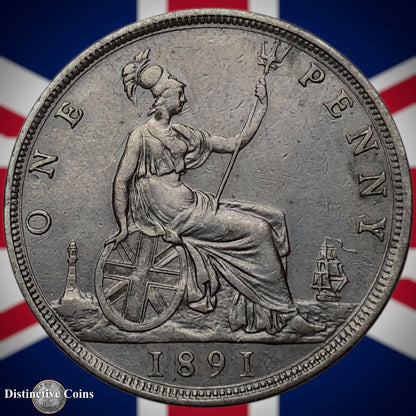 Great Britain 1891 Penny 1d GB6535
