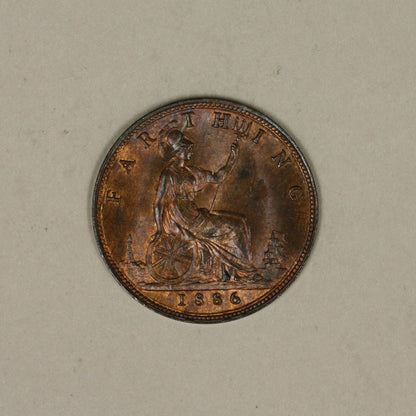 Great Britain 1886 Farthing  