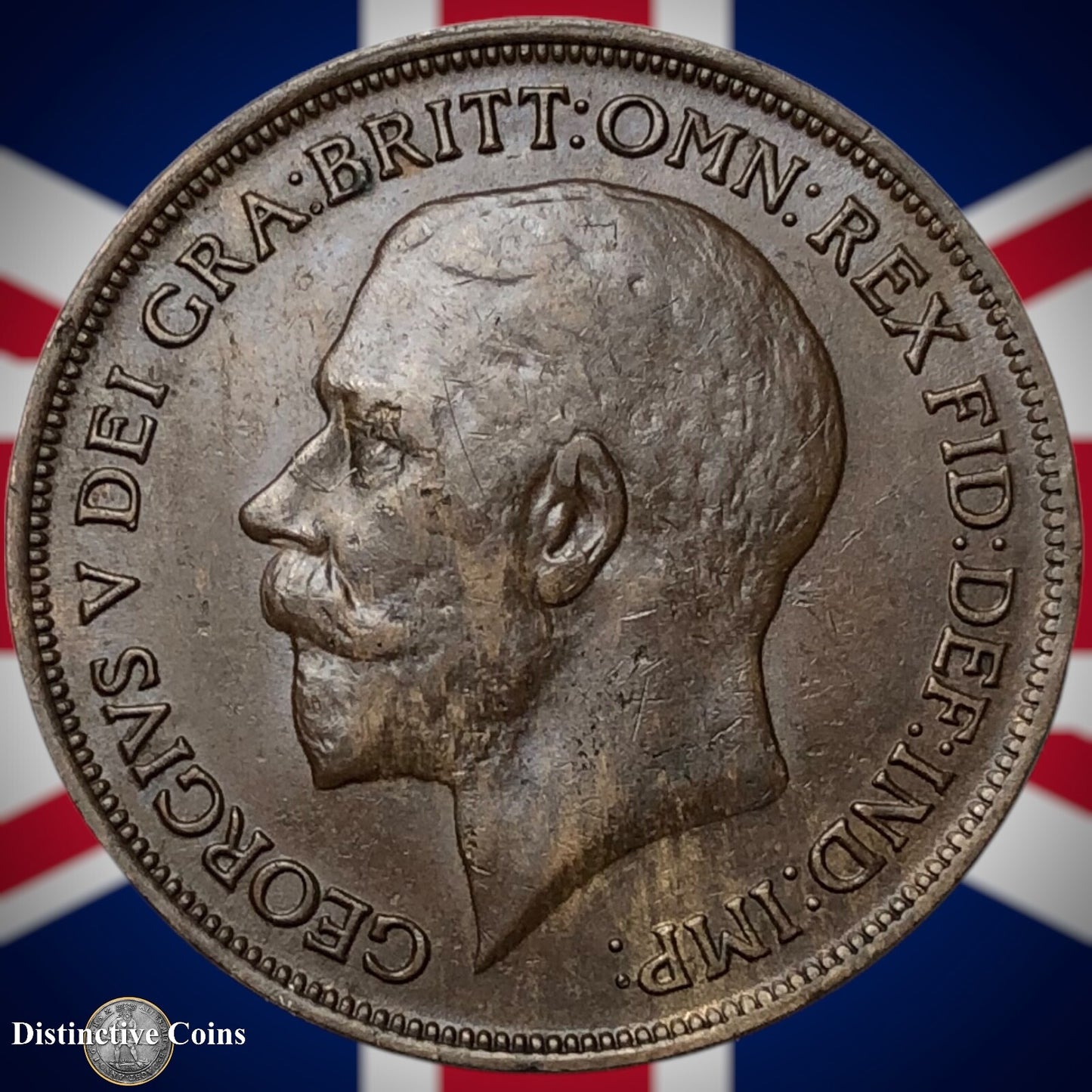 Great Britain 1917 Penny 1d GB6853