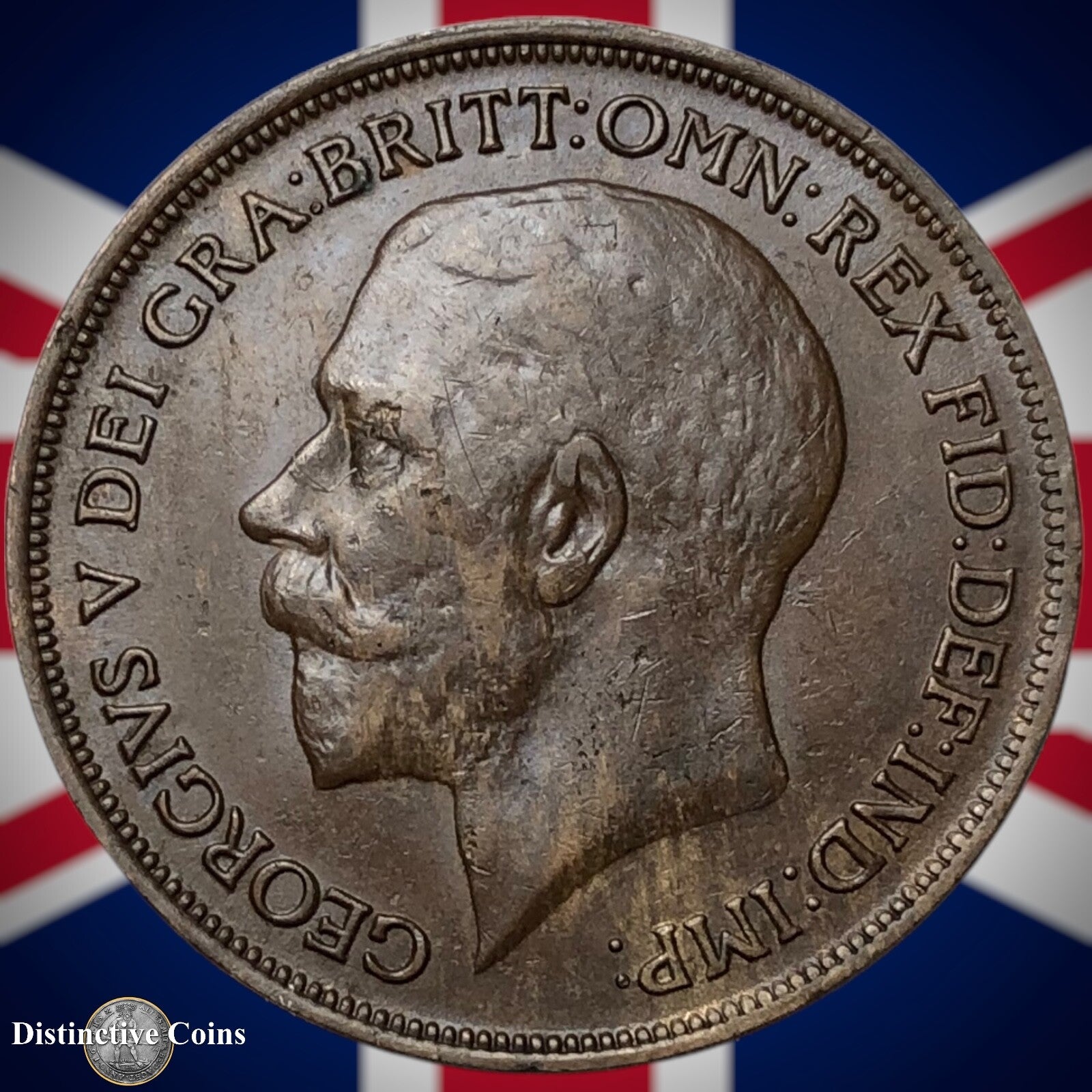 Great Britain 1917 Penny 1d GB6853