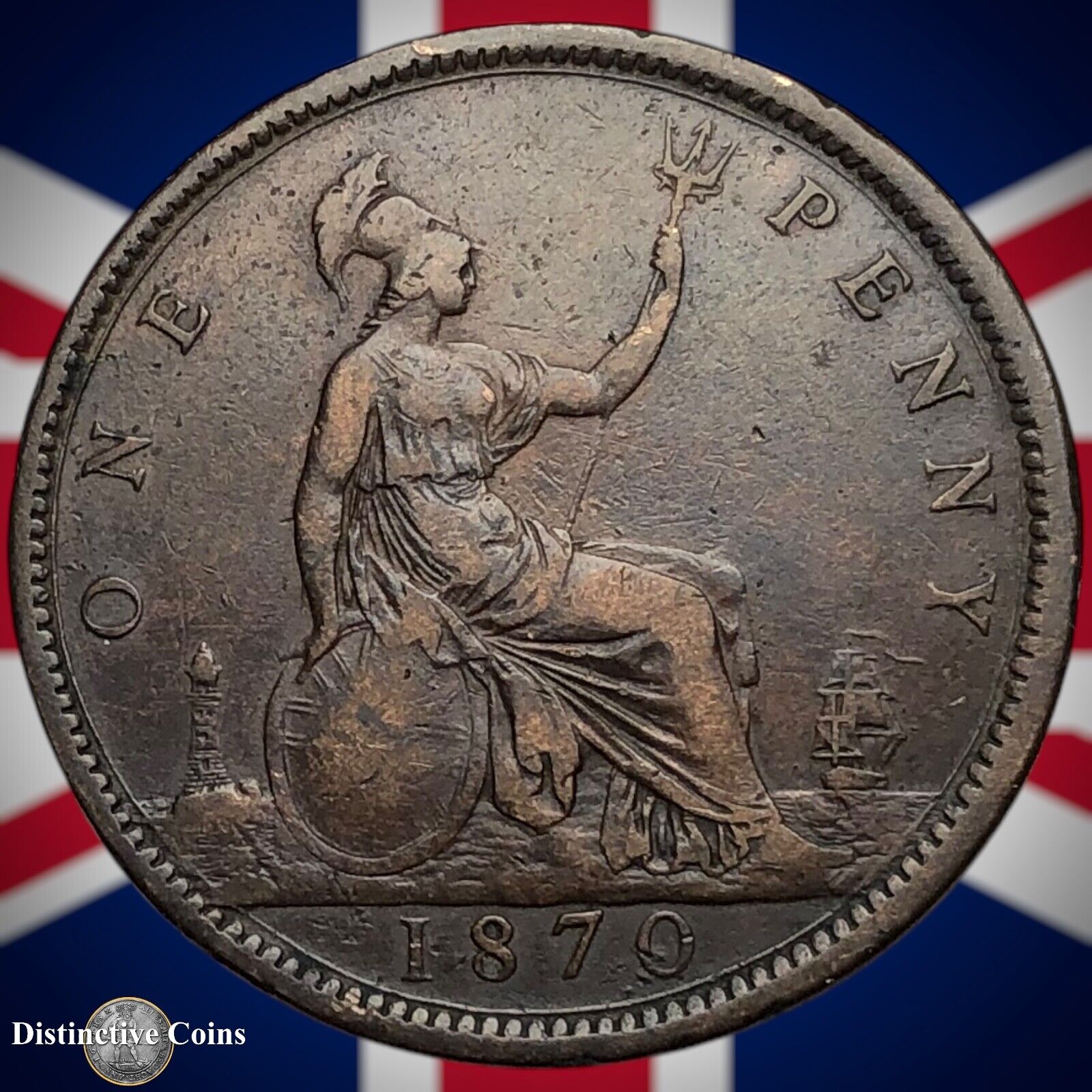 Great Britain 1870 Penny 1d GB6314