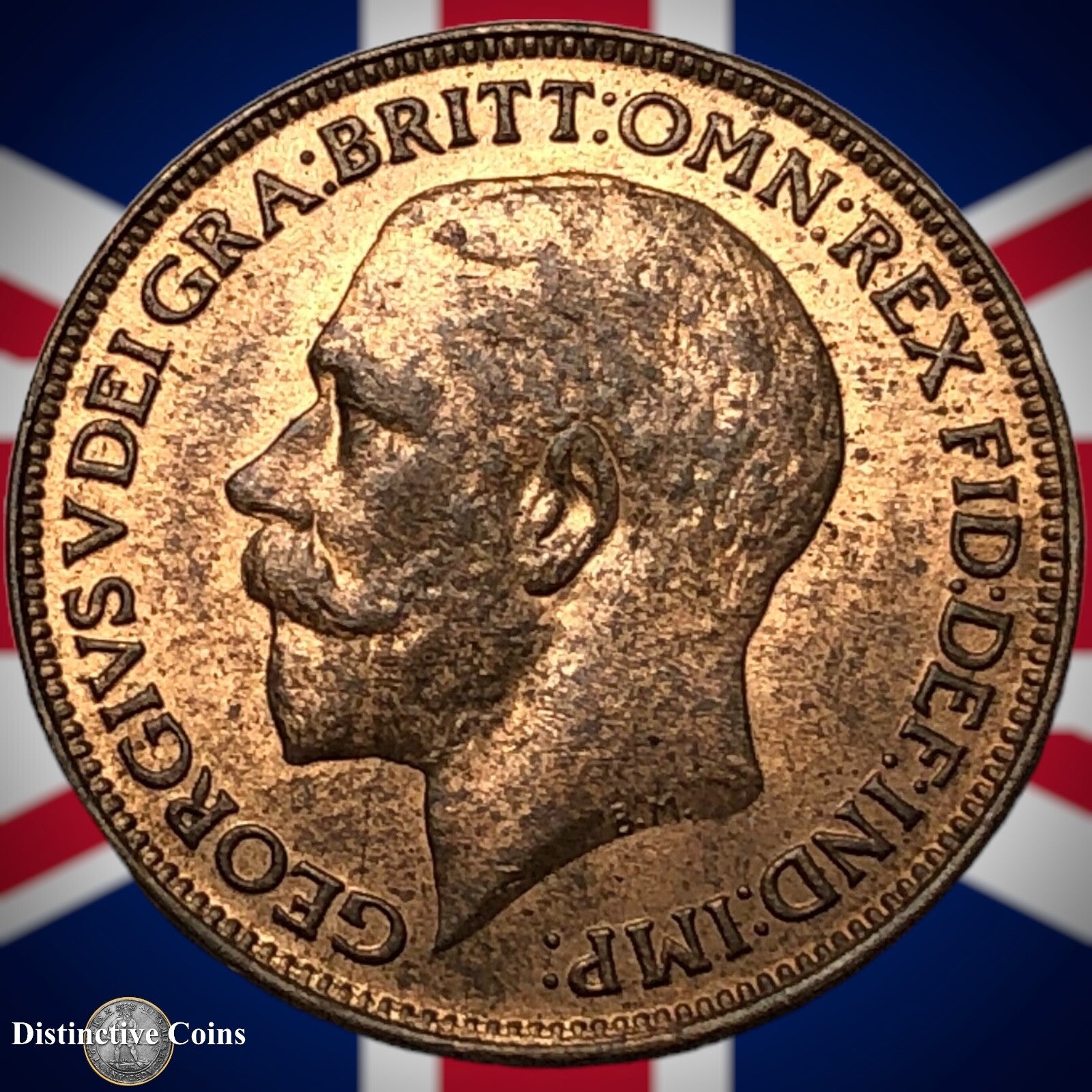 Great Britain 1921 Farthing 1/4d GB4747