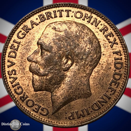 Great Britain 1921 Farthing 1/4d GB4747