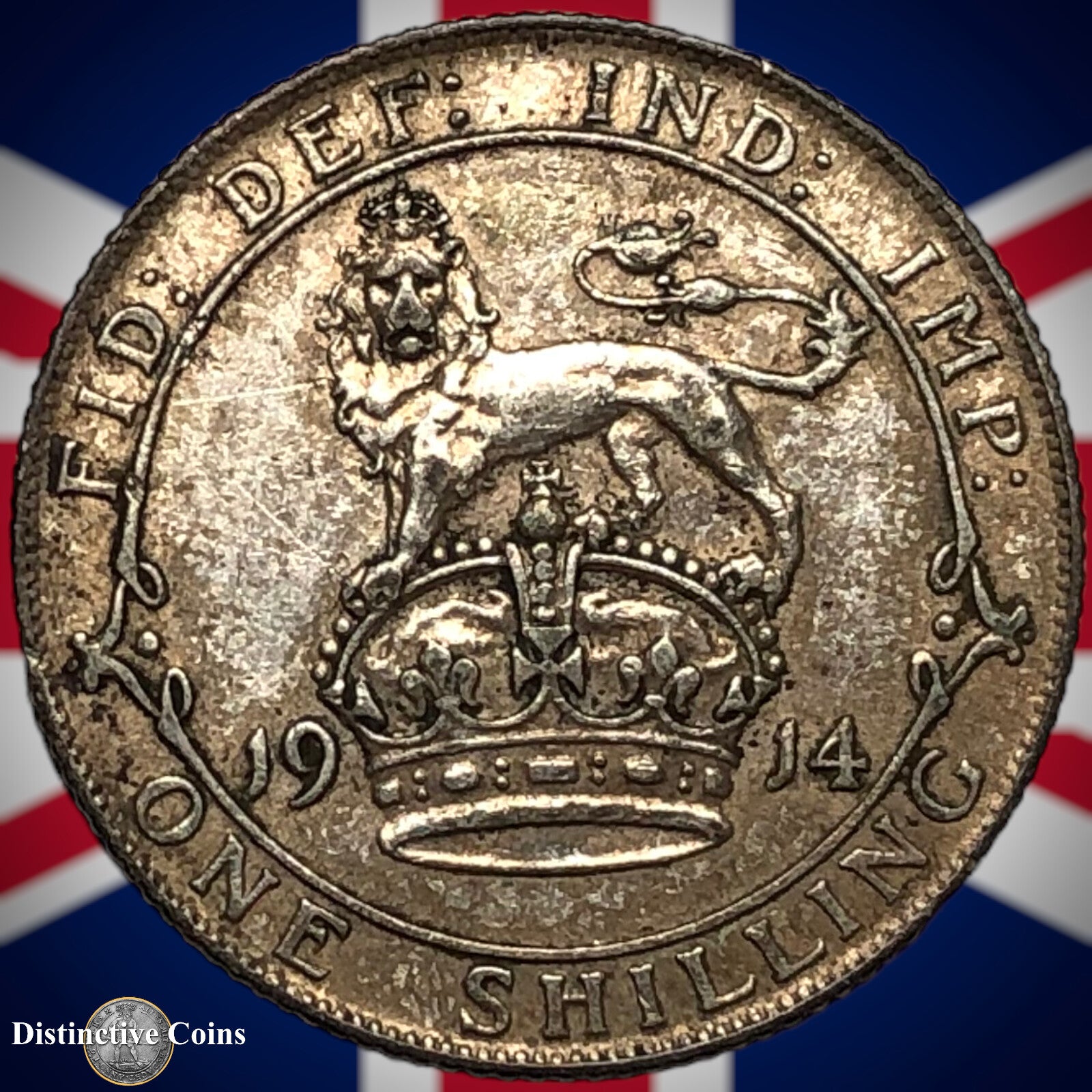Great Britain 1914 One Shilling GB0936
