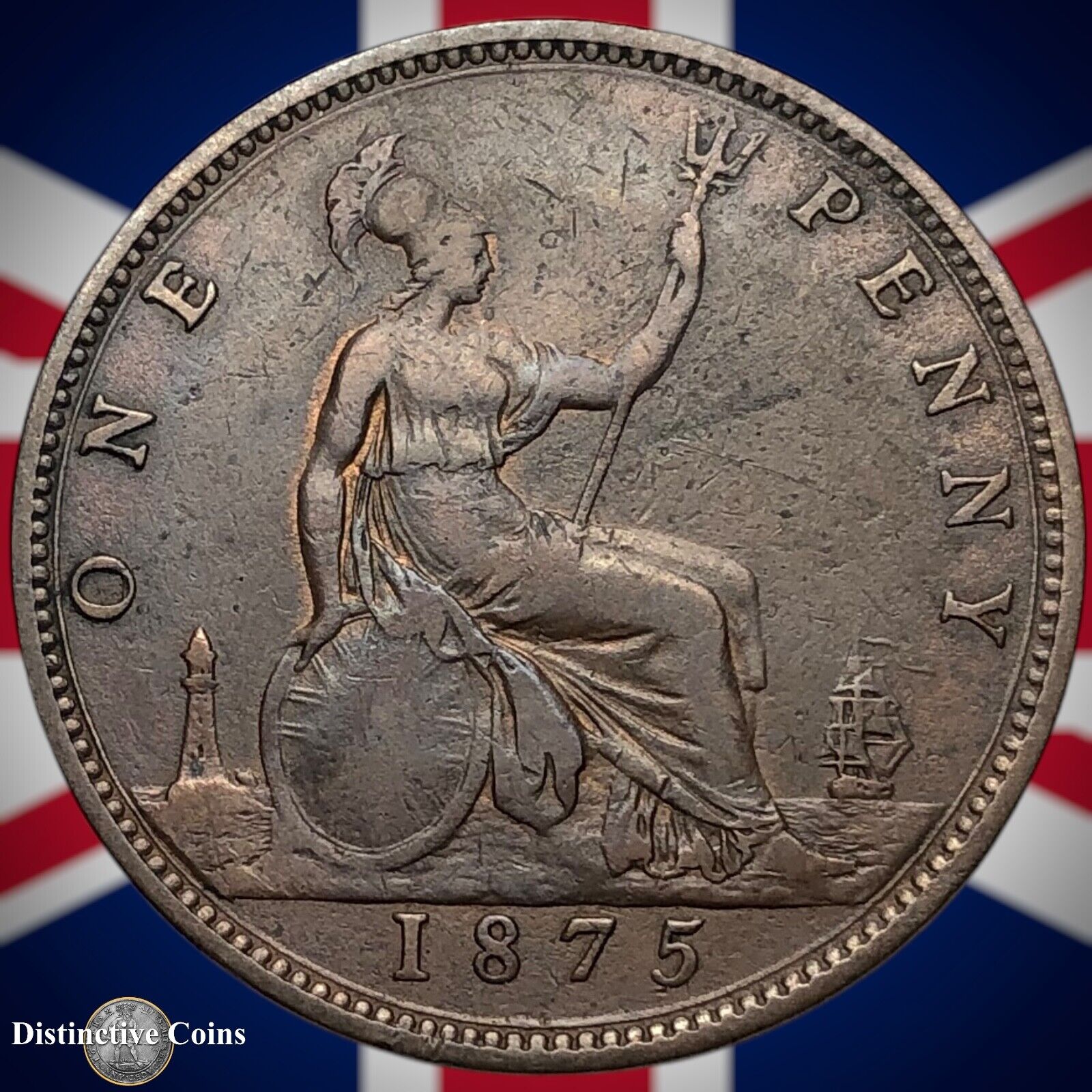 Great Britain 1875 Penny 1d GB6357