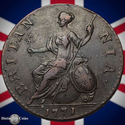 Great Britain 1771 Half Penny 1/2d GB5104
