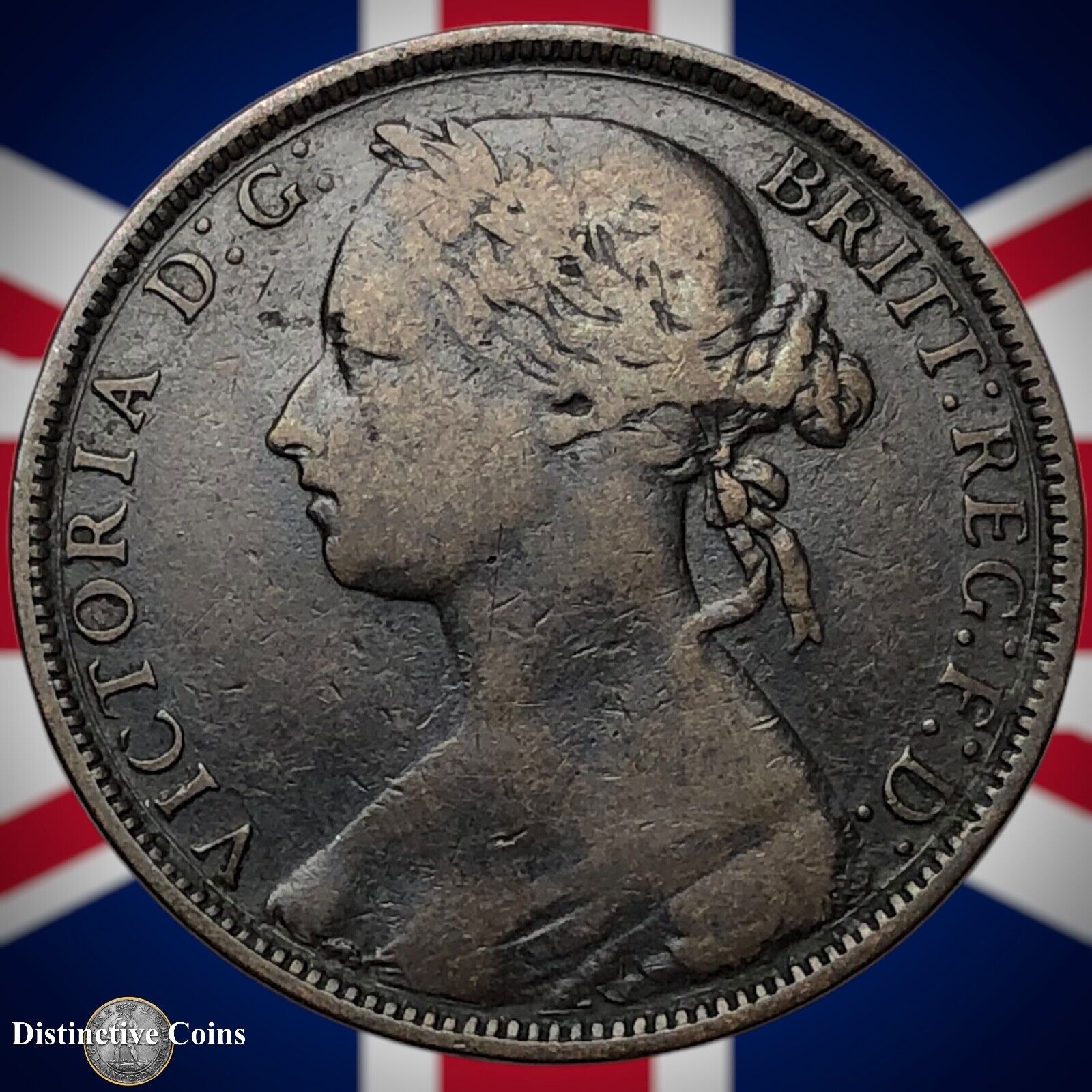 Great Britain 1881 H Penny 1d GB6422