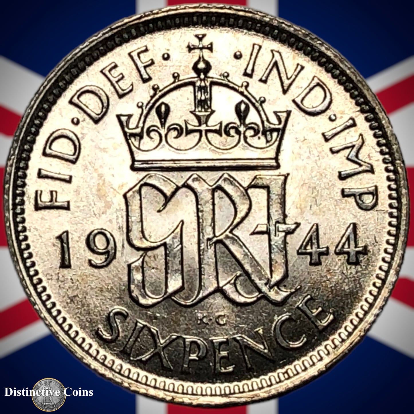 Great Britain 1944 Six Pence GB1757