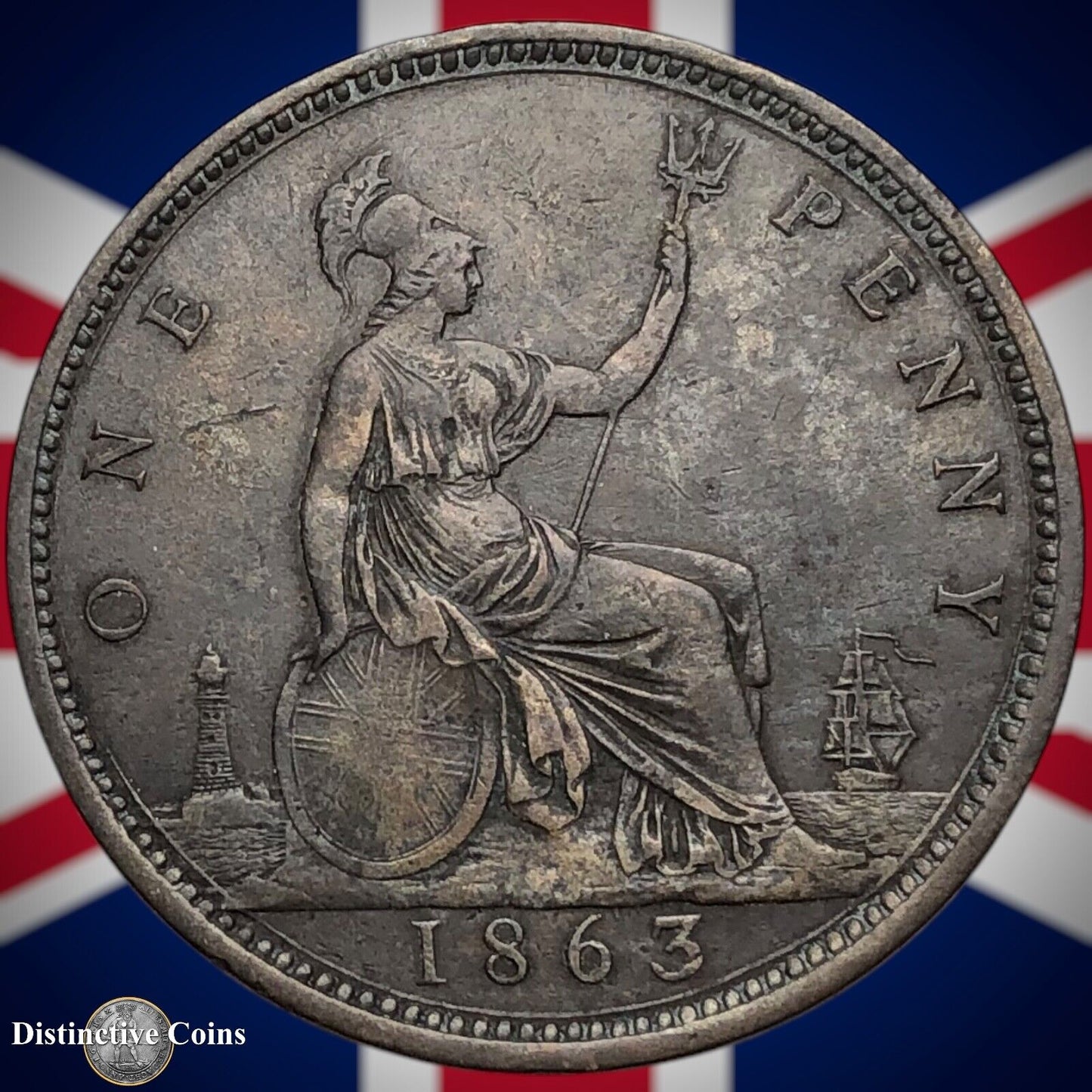 Great Britain 1863 Penny 1d GB6248