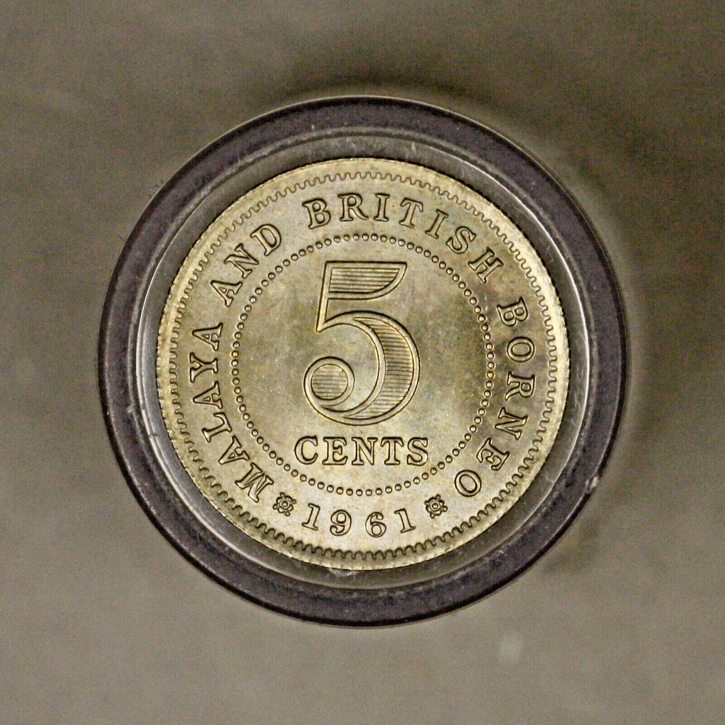 Malaya British Borneo 1961 5 Cents BU