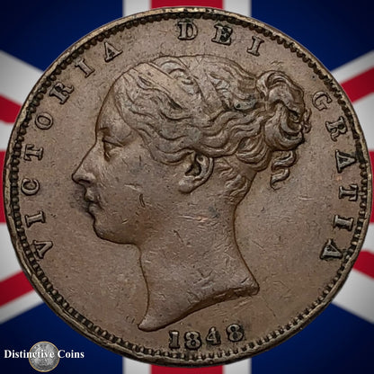 Great Britain 1848 Farthing 1/4d GB3431