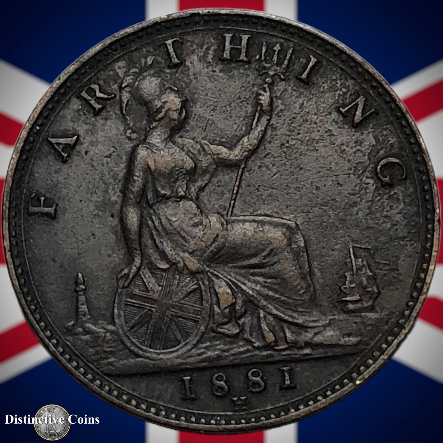 Great Britain 1881 H Farthing 1/4d GB3936