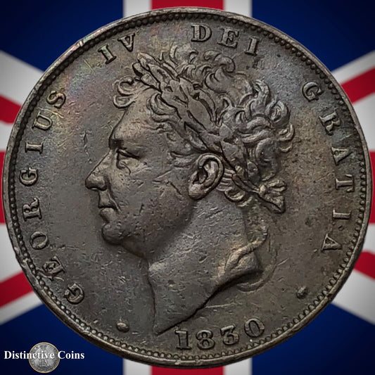 Great Britain 1830 Farthing 1/4d GB3346