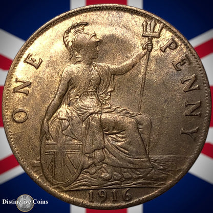Great Britain 1916 Penny 1d GB6839