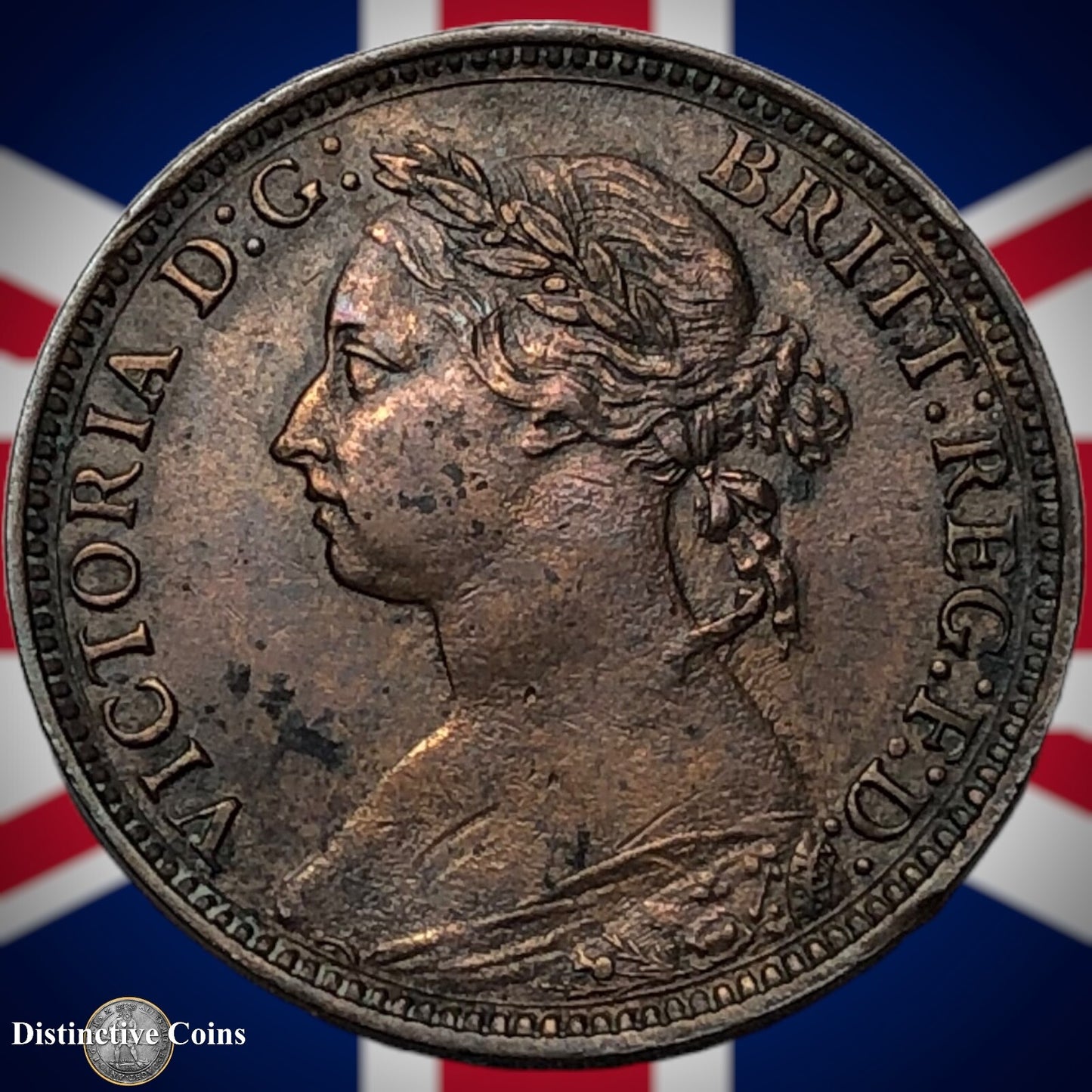 Great Britain 1881 H Farthing 1/4d GB4009