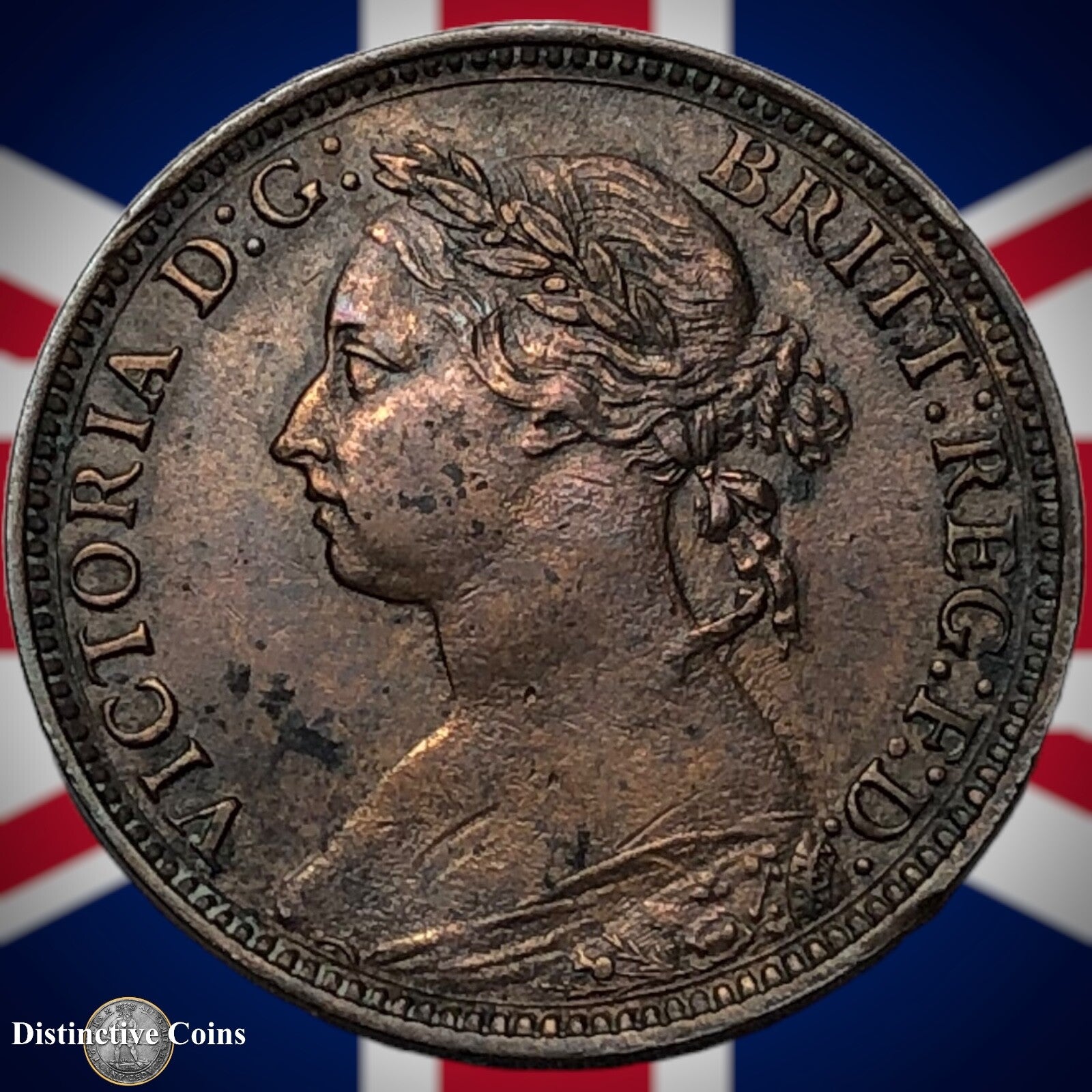 Great Britain 1881 H Farthing 1/4d GB4009
