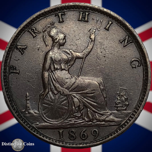 Great Britain 1869 Farthing 1/4d GB3647