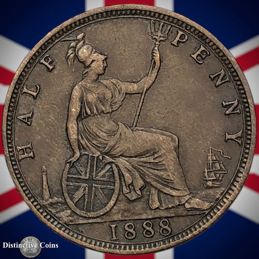 Great Britain 1888 Half Penny 1/2d GB5631
