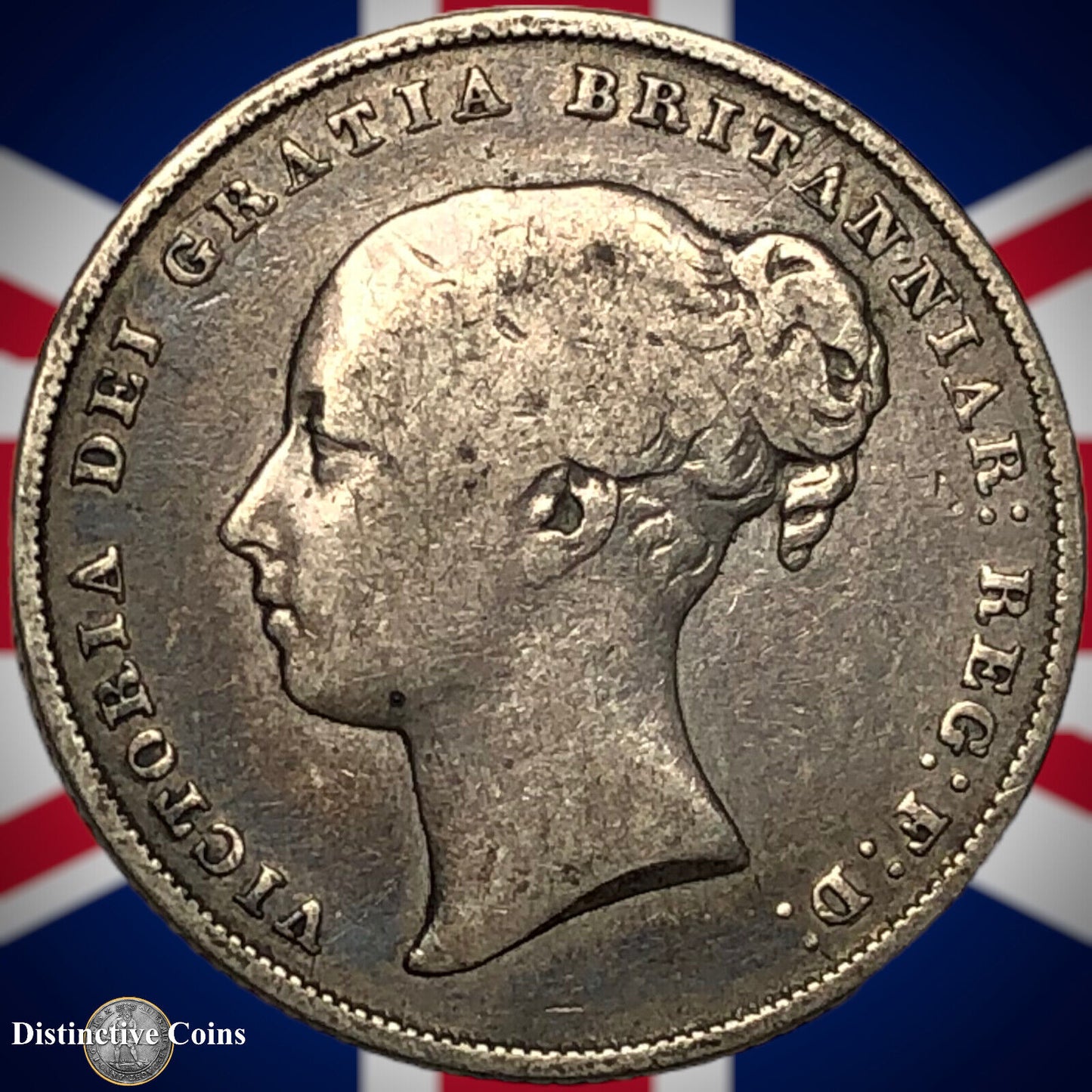 Great Britain 1853 British One Shilling GB0221