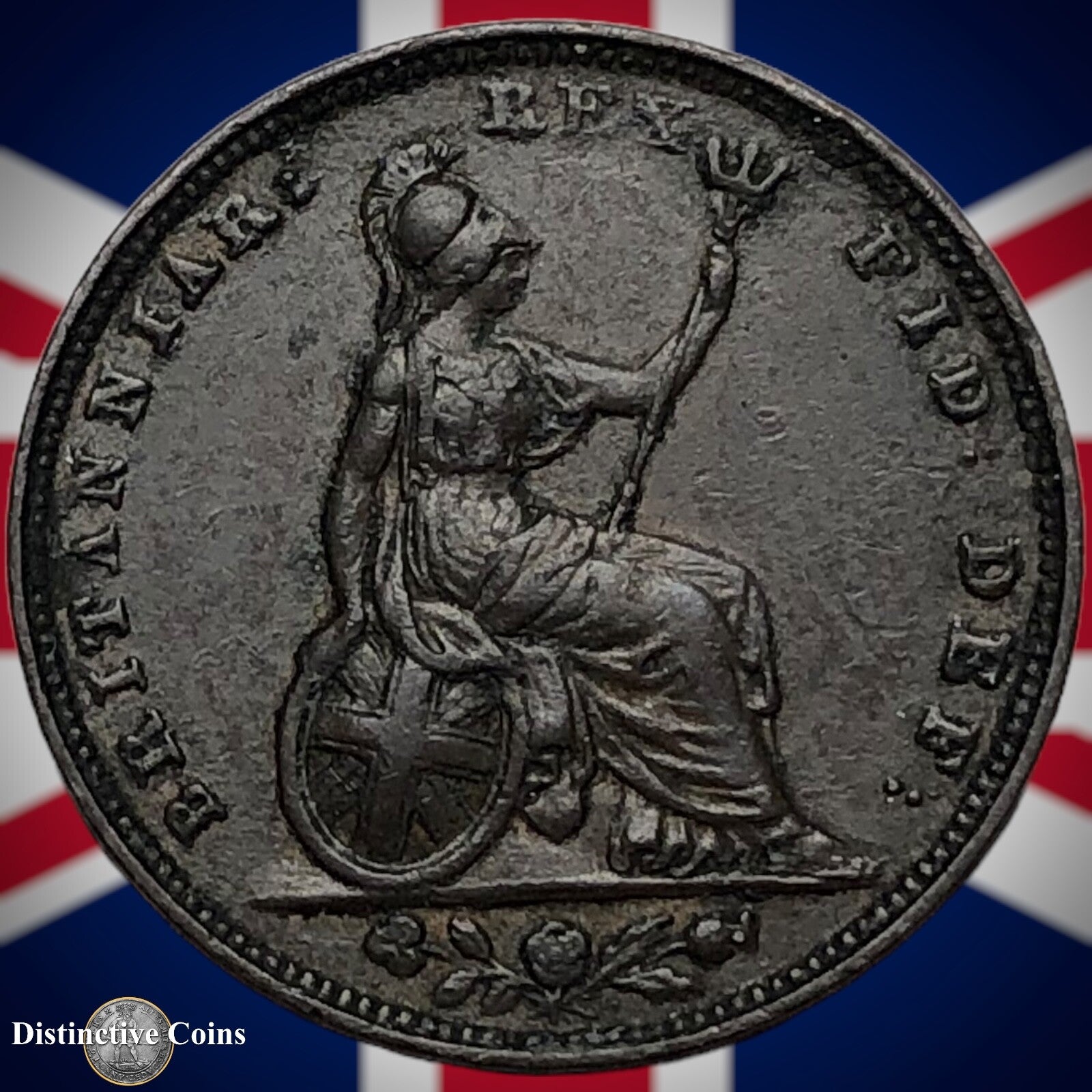 Great Britain 1829 Farthing 1/4d GB3341