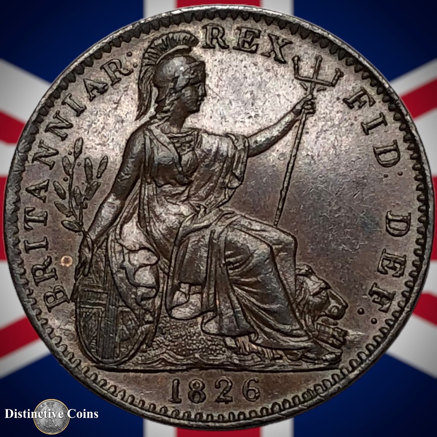 Great Britain 1826 Farthing 1/4d GB3329