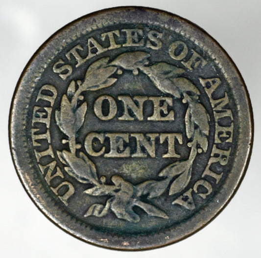 US 1848 Large Cent Porous  A3261