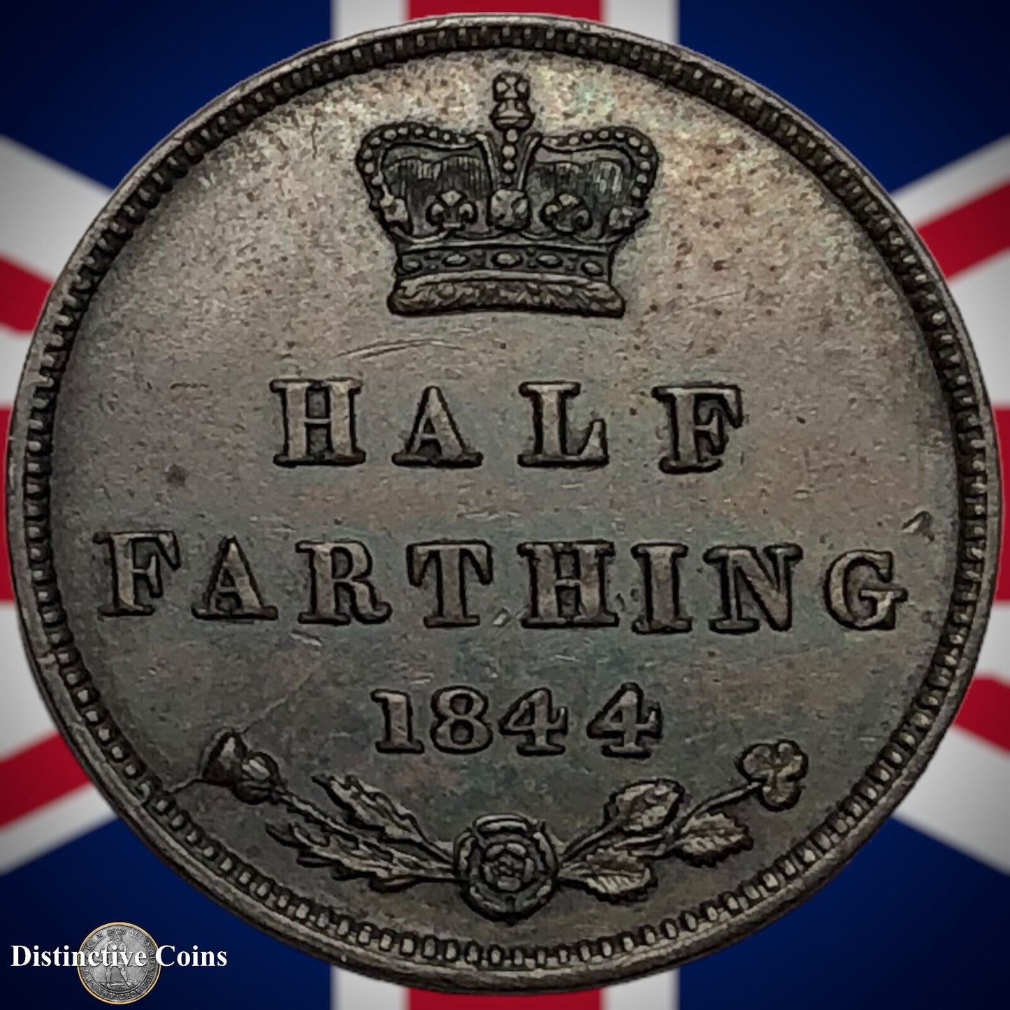 Great Britain 1844 Half Farthing 1/2 Penny GB3113