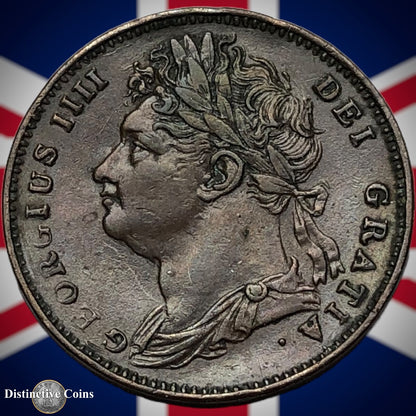 Great Britain 1822 Farthing 1/4d GB3243