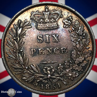 Great Britain 1851 Six Pence GB2596