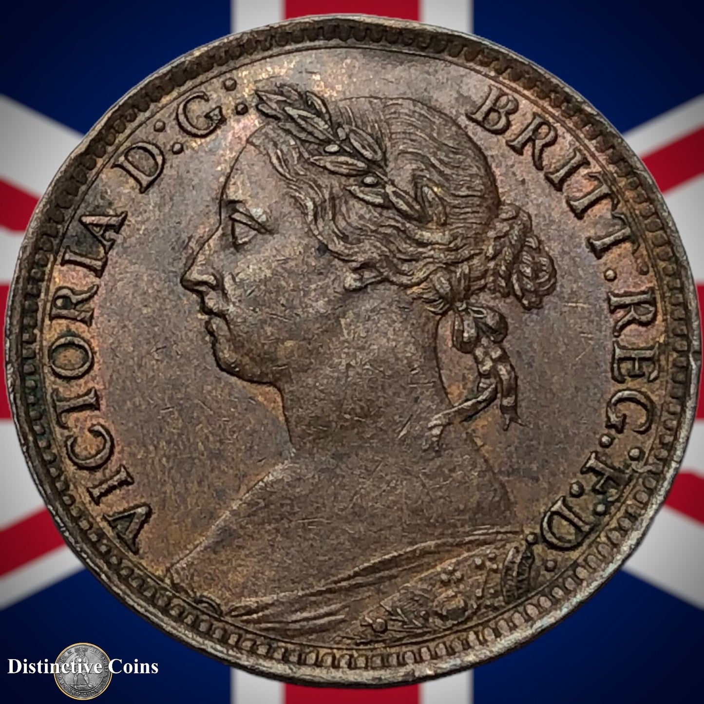 Great Britain 1887 Farthing 1/4d GB4249