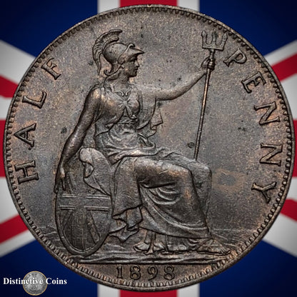 Great Britain 1898 Half Penny 1/2d GB5737