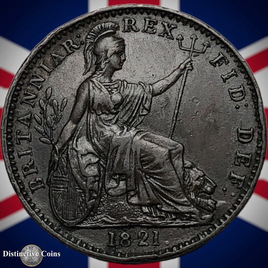 Great Britain 1821 Farthing 1/4d GB3231